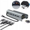 HUB Dock USB-C pre MSI CLAW Asus ROG ALLY Zotac Gaming Zone HDMI LAN USB