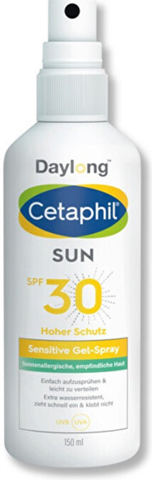 Daylong Cetaphil Sensitive Gél-Sprej SPF 30 - Gél v spreji na opaľovanie 150 ml