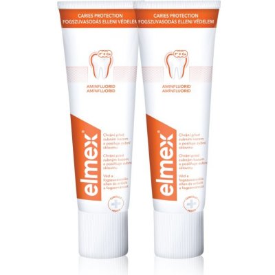 Elmex Caries Protection zubná pasta chrániaca pred zubným kazom s fluoridom 2x75 ml