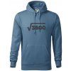 Narodeniny odmocniny 60 - Mikina pánska Cape s kapucňou - XL ( Denim )