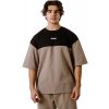 Pánske tričko Nebbia Power Him Oversized Tee 898 Light Brown Ash XXL