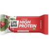 Lifefood Bio proteínová tyčinka - jahodová, 40 g