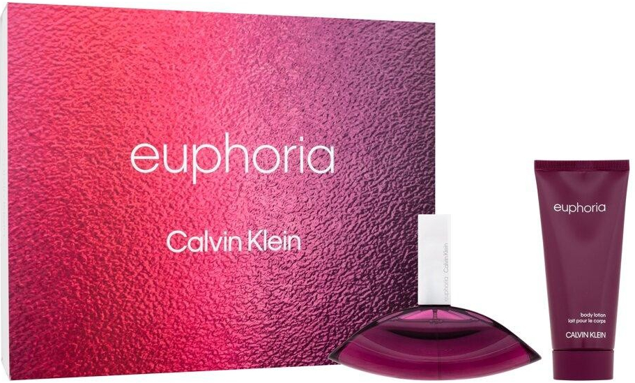 Calvin Klein Euphoria dárková sada1: EDP 100 ml + tělové mléko 100 ml