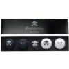 VOLVIK ball Vivid Skull Pack 4 balls + ball marker