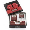 Proraso Red Vintage Primadopo krém na holenie 150 ml + Proraso krém pred holením 100 ml + Proraso voda po holení s vôňou santálového dreva 100 ml darč