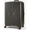 Cestovní kufr ROCK TR-0251/3-L ABS - charcoal 107 l + 20% expander