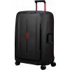 Samsonite ESSENS SPINNER 75/28, 111 l - veľký kufor s uzamykaním na 3 klipsy 146912 - Charcoal/Red - essens 146912