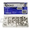 GEKO Matica s pologuľovou uzavretou hlavou, M3 - M10 sada 150ks G02921