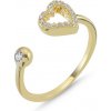 Olivie Strieborný prsteň SRDCE GOLD 5568 Ag 925; ≤1,8 g.