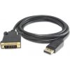 PremiumCord DisplayPort na DVI kábel 1m, tieň. M/M, kportadk02-01