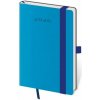 Diár Flexies týždenný vreckový A6 9x14cm modrý 2026