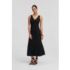 ŠATY KARL LAGERFELD COTTON DAY DRESS BLACK