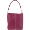 NovaKabelka.sk Fiora Bordo kožená talianska kabelka fialová