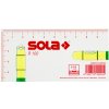 SOLA R100 green SOLA Vodovaha z akryloveho skla 01622101