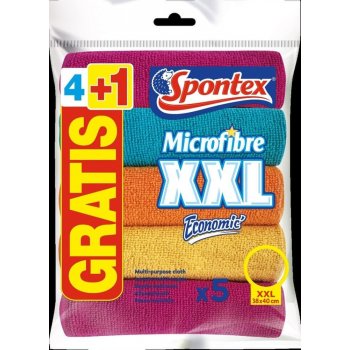 Spontex utierky XXL Microfible 4 + 1 ks