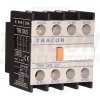 Tracon Blok čelných pomocných kontaktov k stykačom TR1D/F a TR1E 230V, 50Hz, 2A, 4×NO TR6DN40