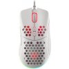 Genesis herná optická myš KRYPTON 555/Herná/Optická/8 000 DPI/Drátová USB/Biela NMG-1840