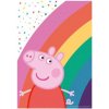 8 tašiek prasiatko Peppa Pig papier 23,4 x 16,2 cm - Amscan