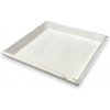 Drevený podnos - podložka štvorcová 30cm - vintage biela