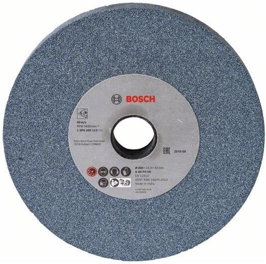 BOSCH Brúsny kotúč A60P4V6 pre dvojkotúčovú stolnú brúsku D200/32 x 25mm Zr.60 2.608.600.112