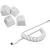 Razer PBT Keycap + Coiled Cable Upgrade Set – Mercury White – US/UK RC21-01490900-R3M1