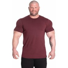 Gasp Classic pánske športové fitness úzke tričko Gasp gaštanové