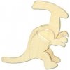 Woodcraft Drevené 3D puzzle Mini Parasaurolophus MA1042