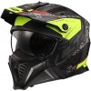 LS2 OF606 DRIFTER DEVOR Matt Black H-V Yellow
