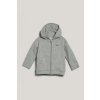MIKINA GANT SHIELD ZIP HOODIE LIGHT GREY MELANGE