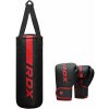 RDX Dětský boxovací pytel Kara F6 s rukavicemi červený