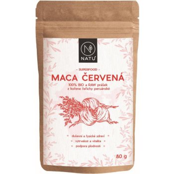 Natu Maca červená BIO prášok 80 g