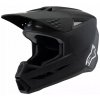 Juniorská prilba Alpinestars SM3 solid black matt S
