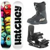 Hatchey Loony detský snowboard + Hatchey Tactic Junior + Beany Avenger BS topánky - 105 cm + EU 33-39