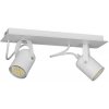 Luminex | Bodové svietidlo MARK 2 2xGU10/40W biela | LU7012