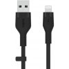 Belkin CAA008bt1MBK USB-A na LTG_silikon, 1m, černý