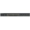 Zyxel XGS1935-28, 28 Port Lite-L3 Smart Managed Switch, 24x Gigabit Copper and 4x 10G SFP+, hybrid mode, standalone or N XGS1935-28-EU0101F