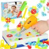 KIK KX7838 Mozaika dětské puzzle plastové bloky + šroubovák