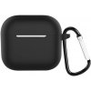 Devia puzdro Silicone Suit Case pre Apple AirPods 3 - Black 6938595351082