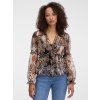 Hnedá dámska vzorovaná blúzka ORSAY 42