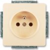 Zásuvka jednonásobná, krémová, ABB Swing / Swing L 5518G-A02349 C1
