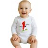 Body s potlačou New Baby Moje prvé Vianoce - 80 (9-12m)