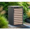Westmann Lacina oceľový box na odpadkové koše 1 x 240 litrov, antracit 80 x 68 x 116, WMJGBC212-1