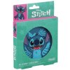 CurePink Gumové tácky pod sklenice Disney Lilo & Stitch Stitch 4 ks 10x10 cm