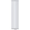 Irsap Tesi 3 ohrievač do miestnosti 180x45 cm podłączenie dolné biela IRS-TES-3180-10-B