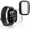 2x Púzdro kwmobile Xiaomi Redmi Mi Watch Lite 3 / Redmi Watch 3 černá, průhledná