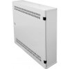 Datacom 19'' rozvádzač 4U+2U/150mm plech.dvere LUX 7092