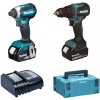 Makita Makita DLX2535SJ AKU sada DDF490 + DTD153 Li-ion LXT 18V, 2x BL1830B v Makpacu DLX2535SJ
