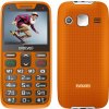 EVOLVEO EasyPhone XR, mobilní telefon pro seniory s nabíjecím stojánkem, oranžový