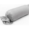 Biante Zamatový vankúš valec bonbon Velvet Prémium SVP-027 Svetlo sivý 15x60 cm