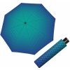 Doppler Mini Fiber Strong blue dámsky skladací dáždnik